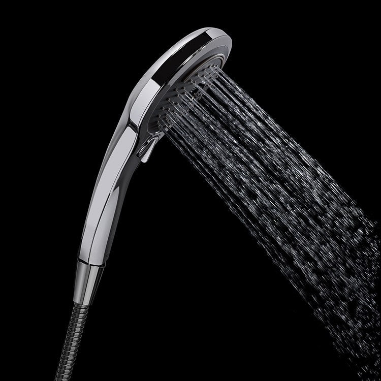 Aero Modern Series 3-Function Handheld Shower Head - High Pressure Rain, Massage & Mist Modes for Relaxing Spa Experience in Bathroom