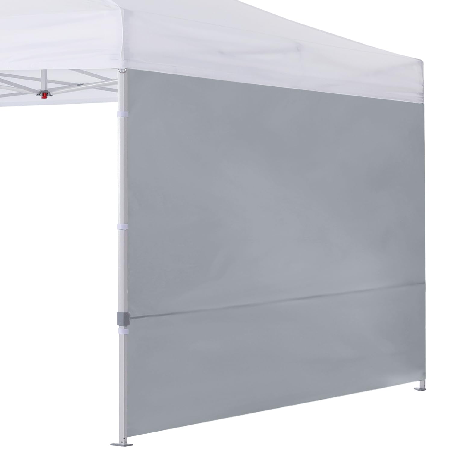 COOSHADE Instant Canopy SunWall 8x8 FT Pop Up Canopy Tent Side Wall - 1 Pack Grey Shade Screen - Perfect for Outdoor Events, Beach Parties & Camping Shelter Protection