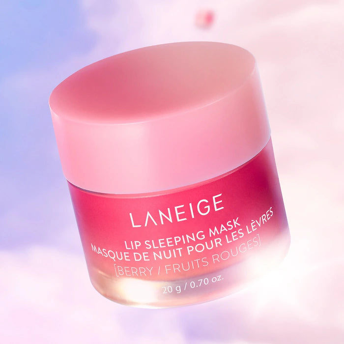 LANEIGE Vitamin C Lip Sleeping Mask - Intensive Hydration Overnight Lip Treatment for Dry & Chapped Lips - Perfect for Nighttime Skincare Routine & Winter Lip Care