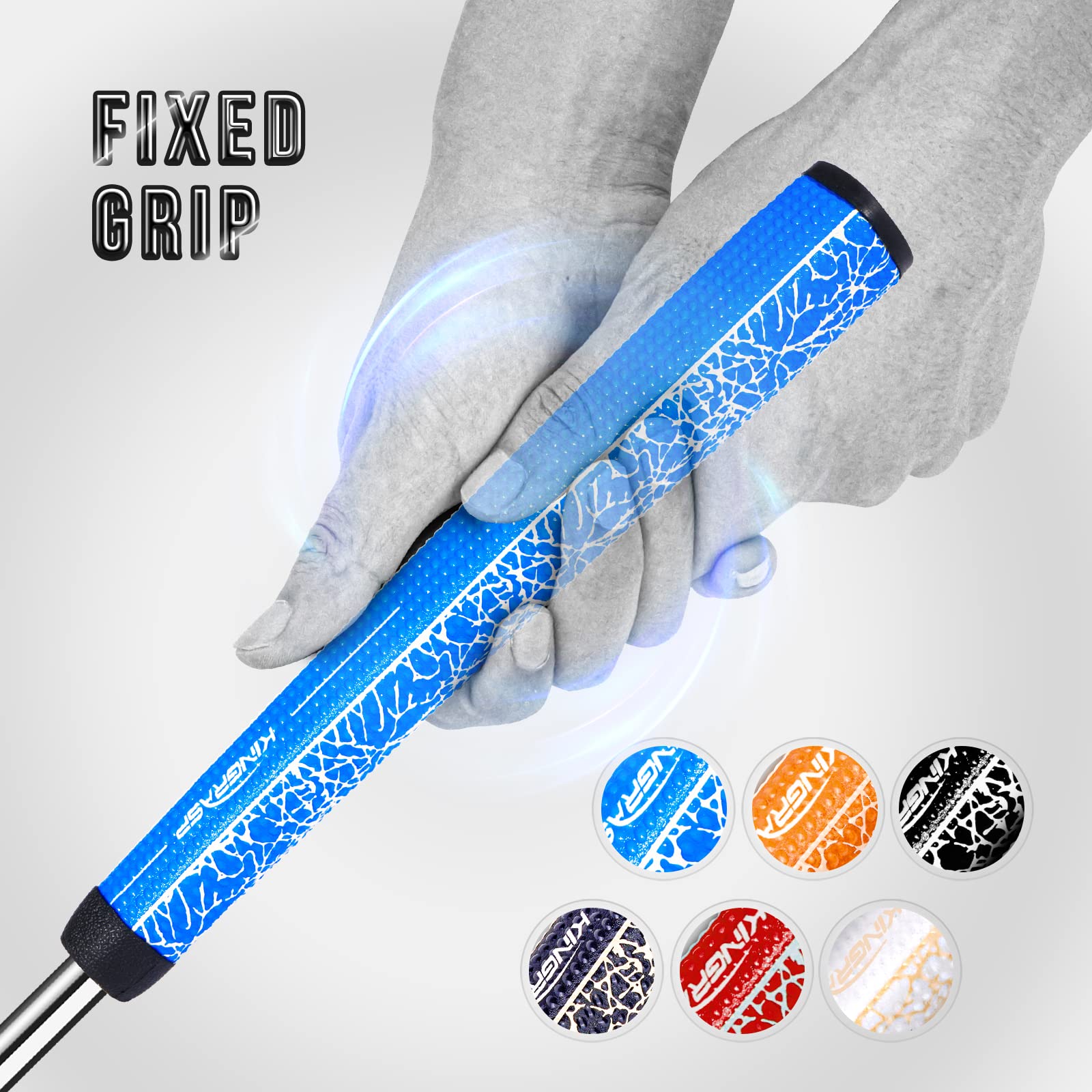 Golf Ultra-Lightputter Grip | Gun-Shaped Non-Slip Design, Lightweight & Comfortable, 6 Color Options, Perfect for Precision Putting on the Green