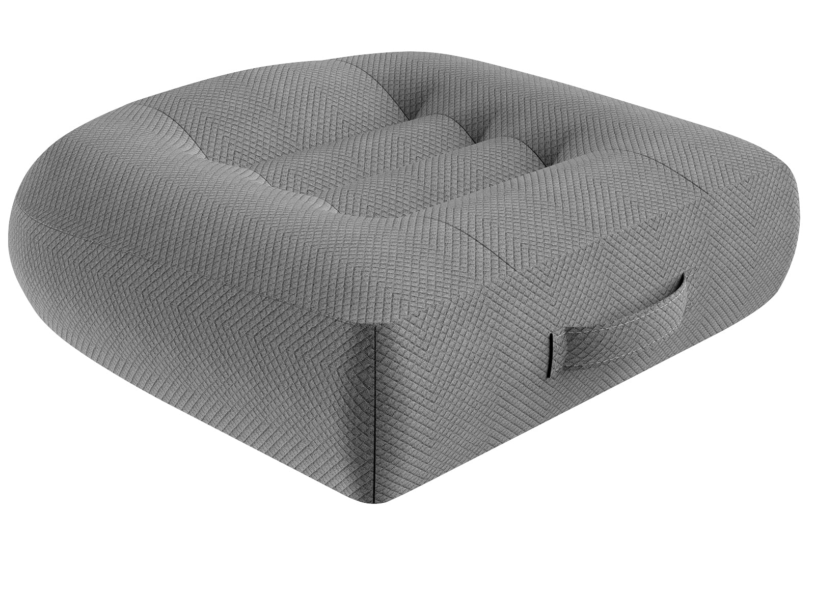 **Adult Booster Seat Cushion - Car & Office Chair Cushion for Short People - Thick Angle Lift Seat Pad for Trucks, Cars, Wheelchairs & Home Use - Enhances Comfort & Visibility (Grey) - Perfect for Driving, Working & Daily Activities**