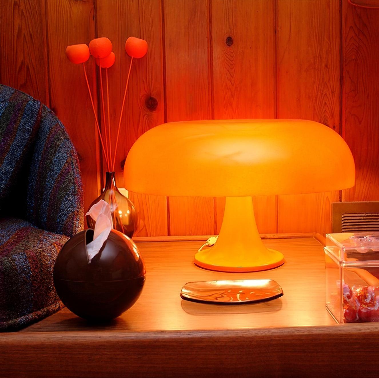 Whimsical Mushroom Table Lamp - Cute Nightstand Light for Kids Room, Nursery, or Cozy Reading Nook - Perfect Bedside Decor & Soft Ambient Lighting
