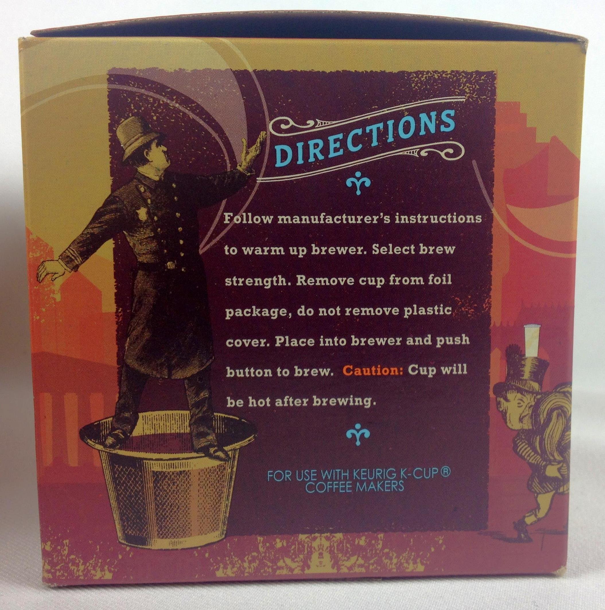 Trader Joe's Single Serve Medium Roast Arabica Coffee Cups - Pack of 5 Dark Brown Pods for Keurig Machines - Perfect for Home, Office & Morning Brews