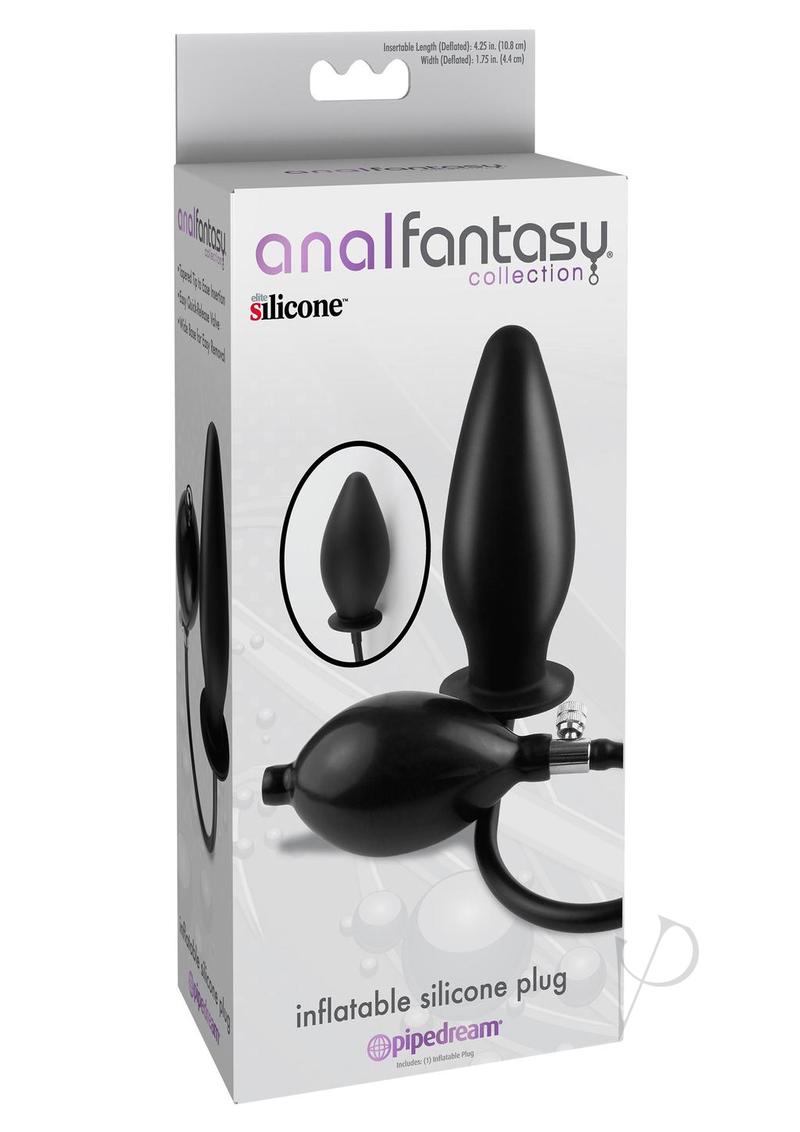 Inflatable Silicone Anal Plug 4.25 Inch - Fantasy Collection for Enhanced Pleasure - Perfect for Couples Play & Solo Exploration