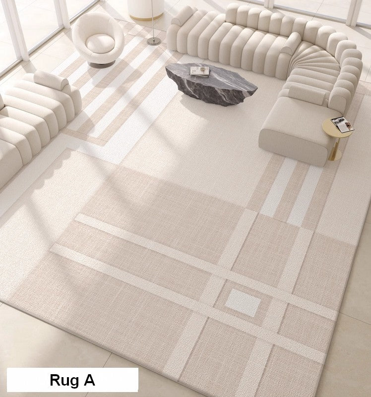 Modern Geometric Area Rugs for Living Room, Dining Room & Bedroom - Contemporary Home Decor & Interior Design Ideas - Perfect for Cozy Spaces, Office Decor & Airbnb Styling