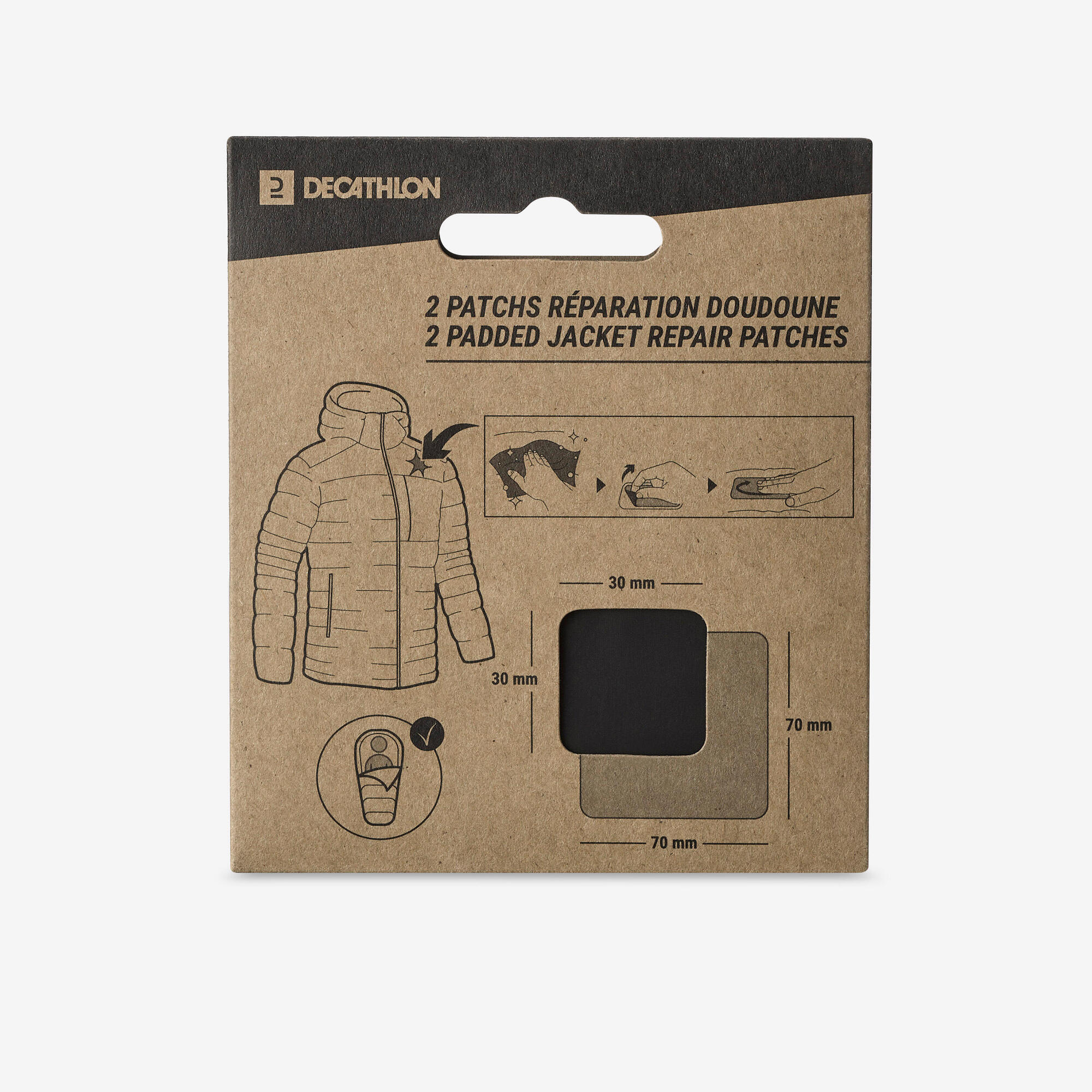 Simond Down Jacket & Sleeping Bag Repair Patches - Waterproof & Durable for Outdoor Gear Fixes - Perfect for Camping, Hiking & Winter Adventures