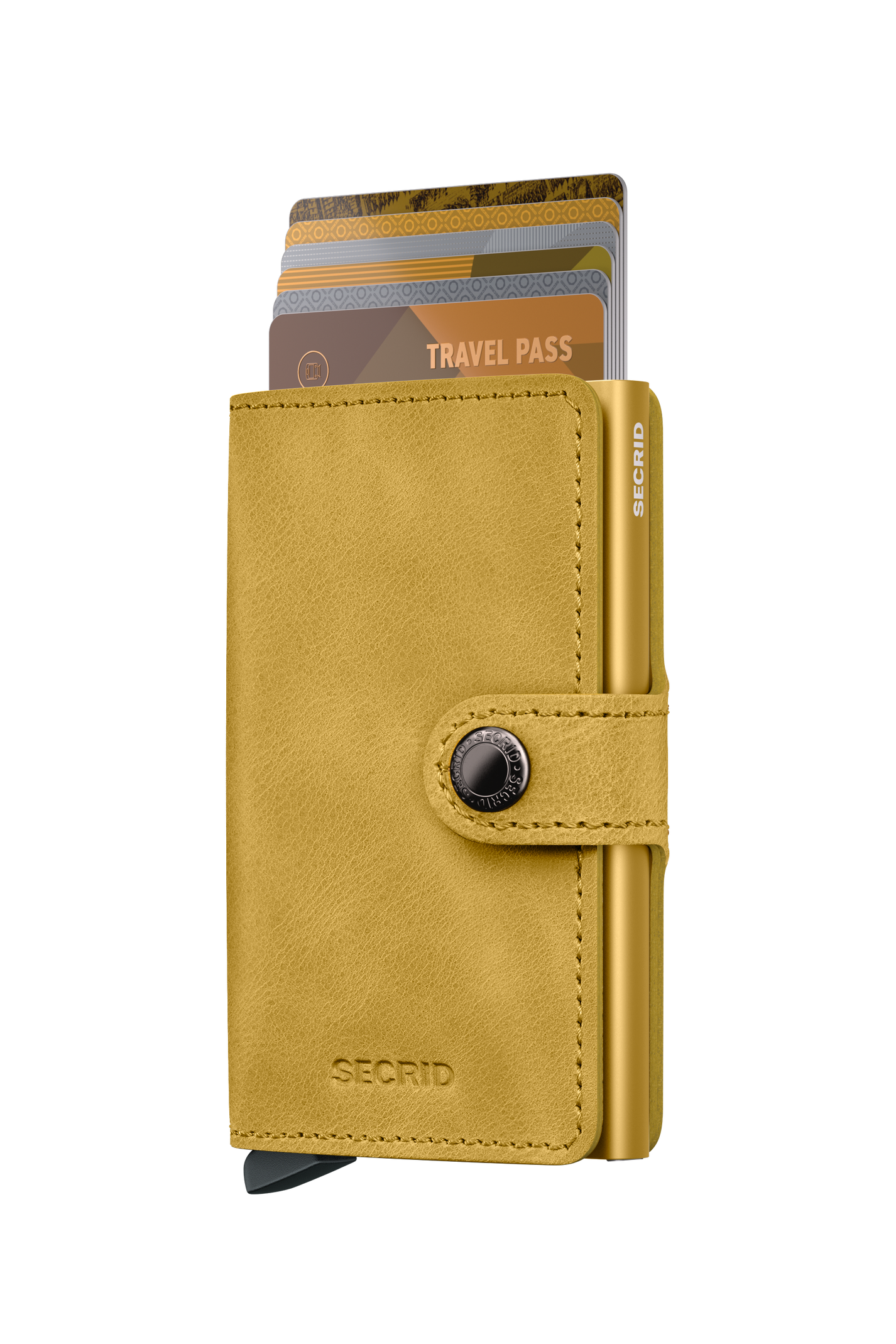 SECRID Vintage Leather Mini Wallet for Women & Men - RFID Blocking Slim Card Holder - Perfect for Travel, Business & Everyday Use