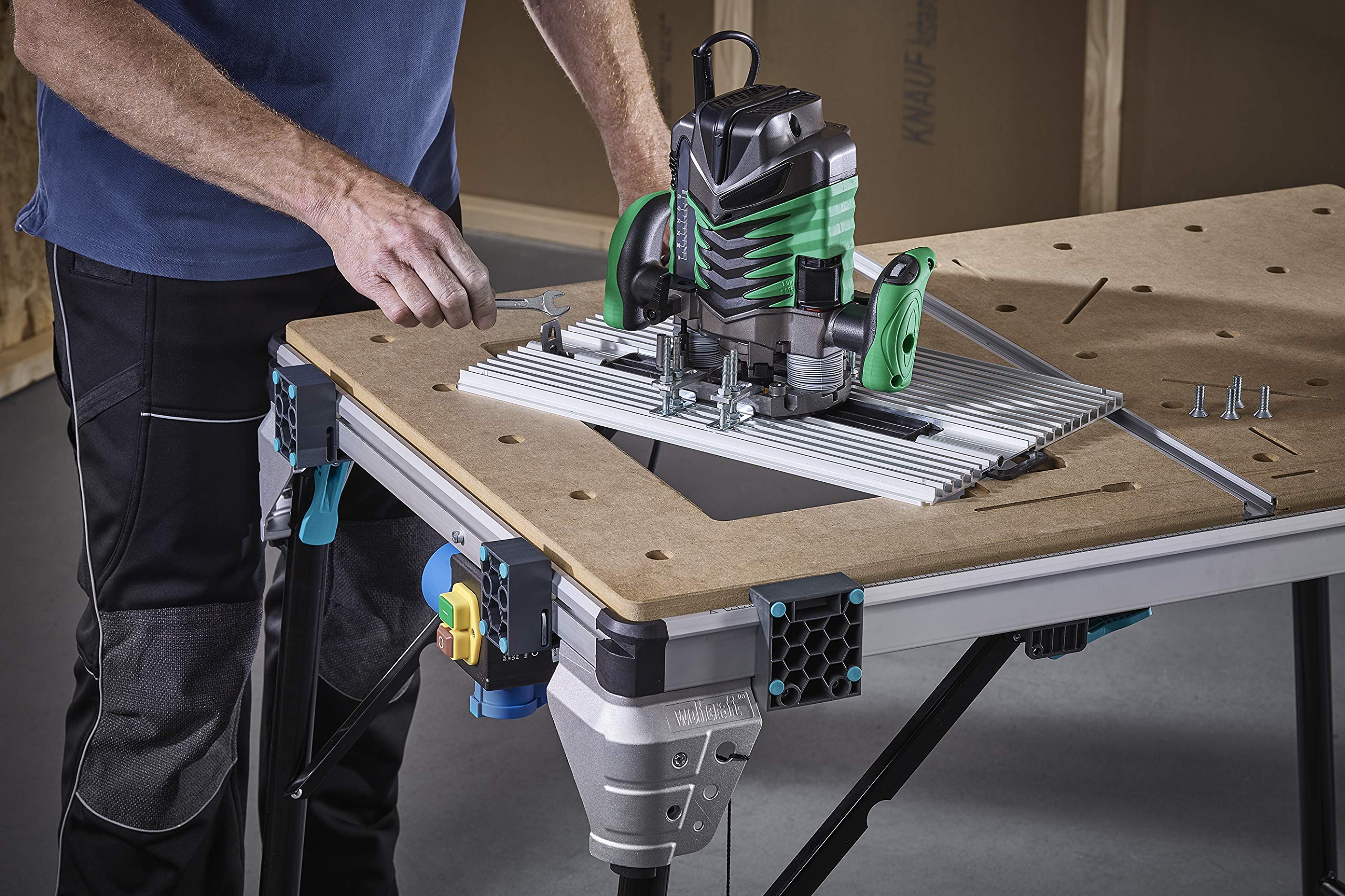 Wolfcraft Master Cut 2600 Machine Plate (6899000) - Quick Change Replacement Plate for Woodworking & Metal Cutting | Perfect for DIY Projects & Professional Workshops