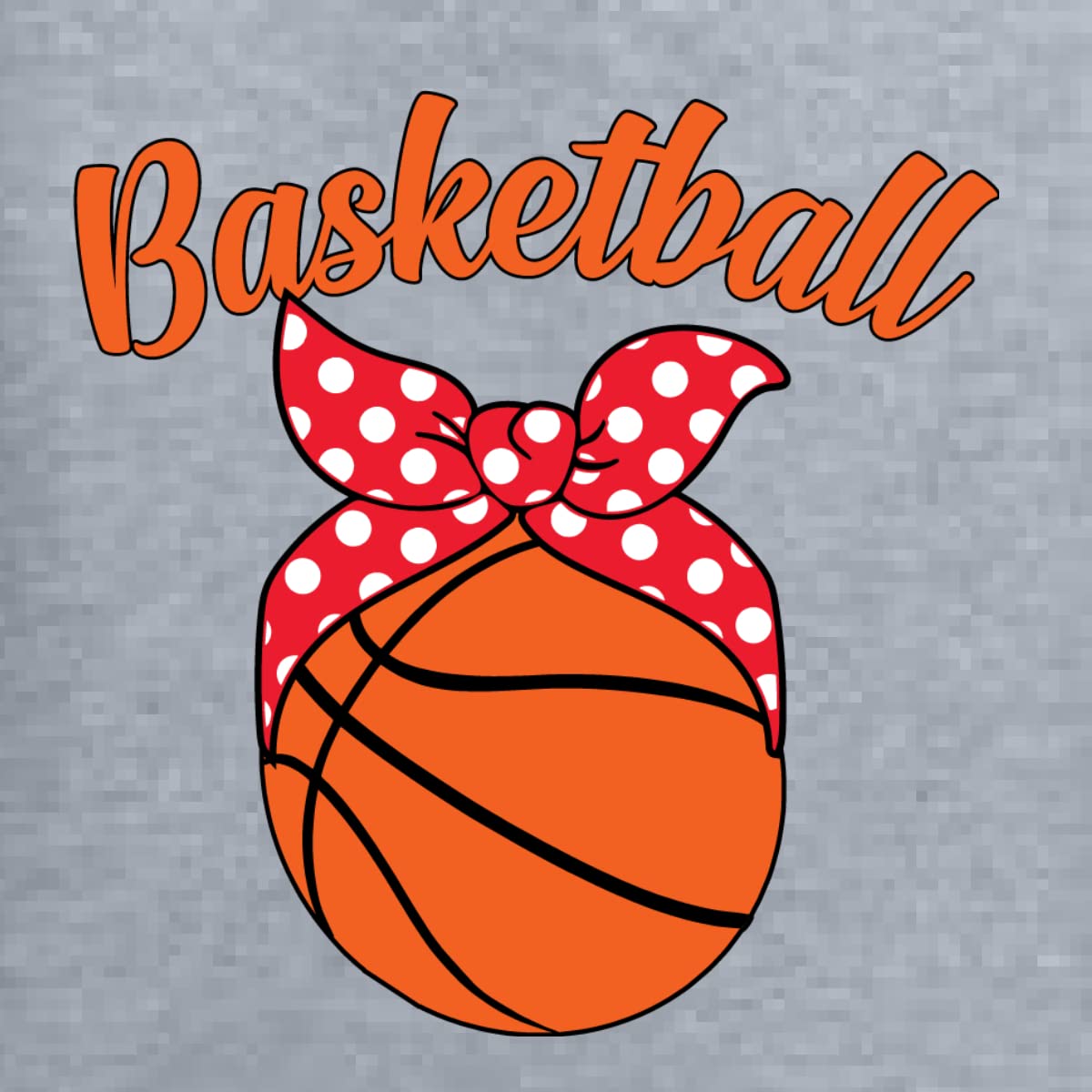 Cute Basketball Mom Graphic T-Shirt - Front & Back Print Women's Sports Tee - Perfect for Youth League Games & Team Mom Gifts
