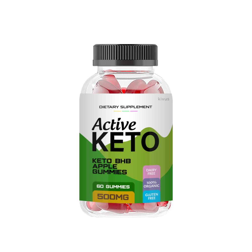 Kivus Active Keto ACV Gummies - 60 Count Sugar-Free Ketogenic Supplement for Weight Loss & Energy Boost | Perfect for Low-Carb Diet & On-The-Go Lifestyle