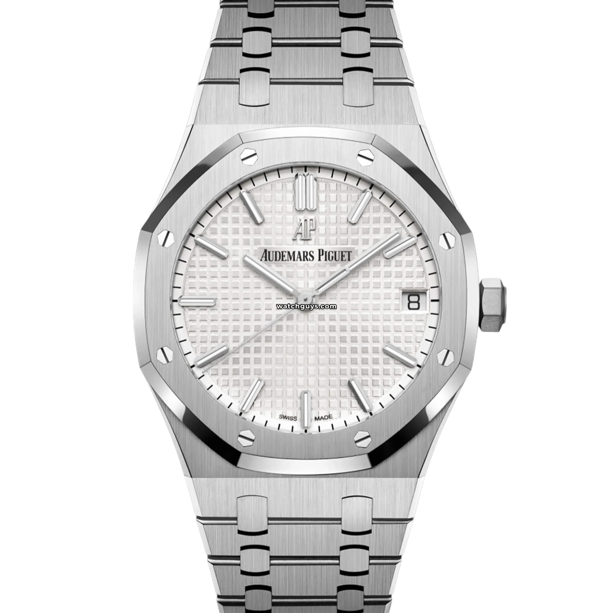 Audemars Piguet Royal Oak 15500ST.OO.1220ST.04 Silver Stainless Steel Men's Watch - Luxury Timepiece for Business, Formal Events & Collectors