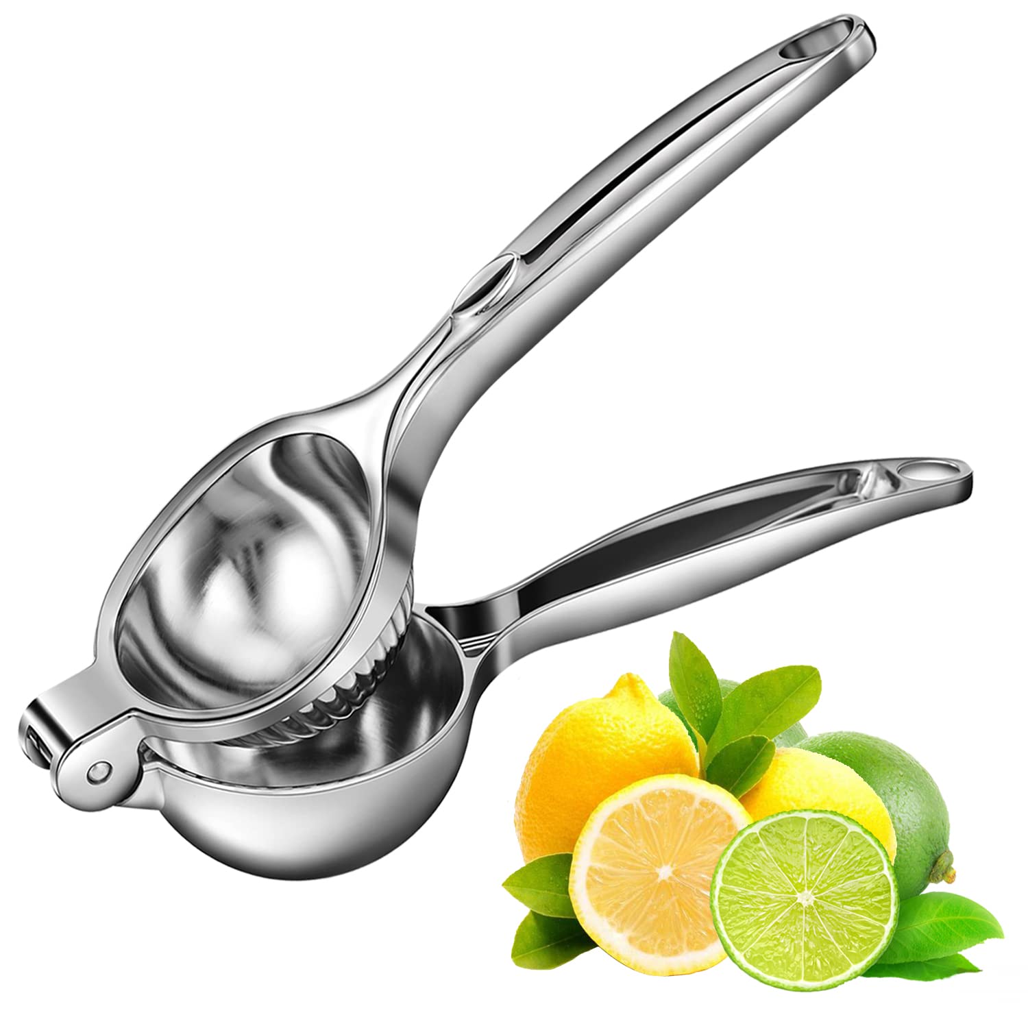 Premium Manual Lemon Squeezer - Handheld Citrus Press Juicer for Limes, Lemons & Oranges | Durable Stainless Steel Juice Extractor | Perfect for Cocktails, Cooking & Healthy Juicing at Home