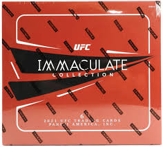 2021 Panini Immaculate UFC Hobby Box - Premium Trading Cards Collection for UFC Fans & Collectors - Perfect for Sports Memorabilia, Gift Giving, and Investment