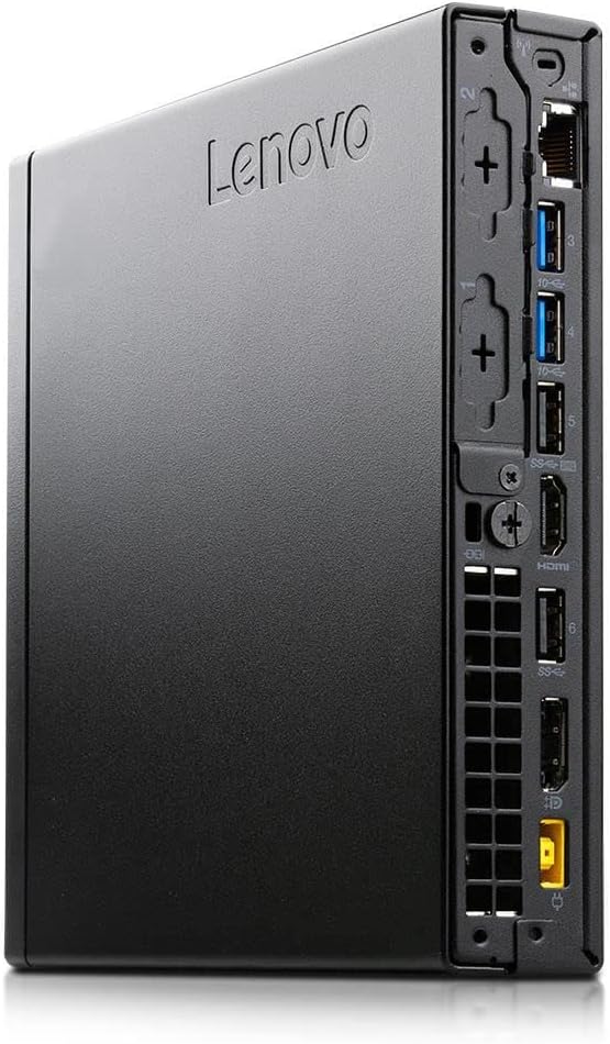 Lenovo ThinkCentre M720q Tiny Desktop PC - Intel Core i5-8500T 6-Core Processor (Up to 3.5GHz), 16GB RAM, 256GB SSD, Windows 11 Pro | Compact Business Computer for Home Office, Small Workspace & Productivity Tasks