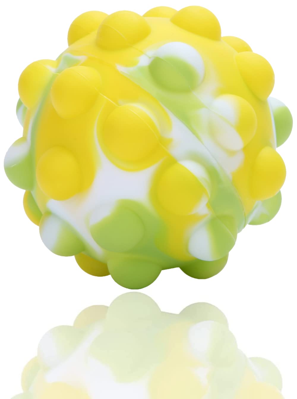 Pop It Sensory Fidget Toys - 3D Push Bubble Silicone Stress Balls for Kids & Adults, Autism Relief, Green Ombre, Perfect for Home, Office, and Classroom Stress Relief