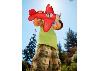 Eco-Friendly Green Toys Airplane for Kids - Safe, Durable & Fun Airplane Toy - Perfect for Indoor & Outdoor Playtime