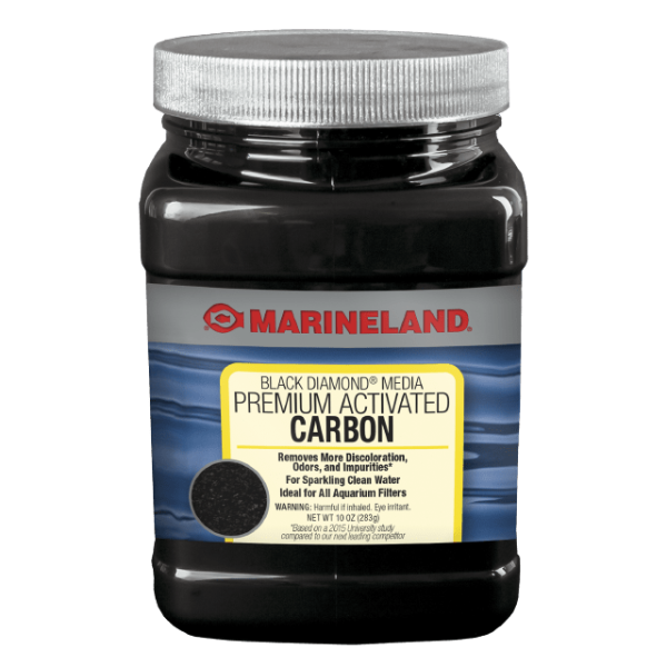Marineland Black Diamond Premium Activated Carbon Filter Media - Removes Odors & Toxins for Aquariums, Fish Tanks & Water Filtration Systems