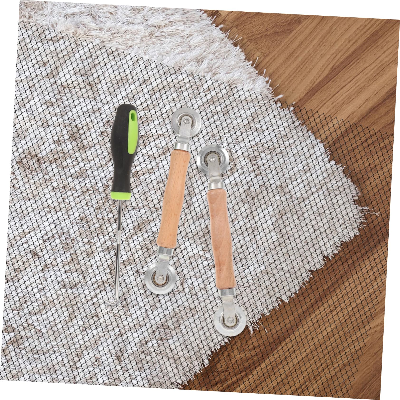 5-in-1 Window Screen Repair Kit with Spline Roller Tool - Fix Torn Screens on Doors, Windows & Porches - DIY Home Improvement Essential for Patio, Garage & RV Screens