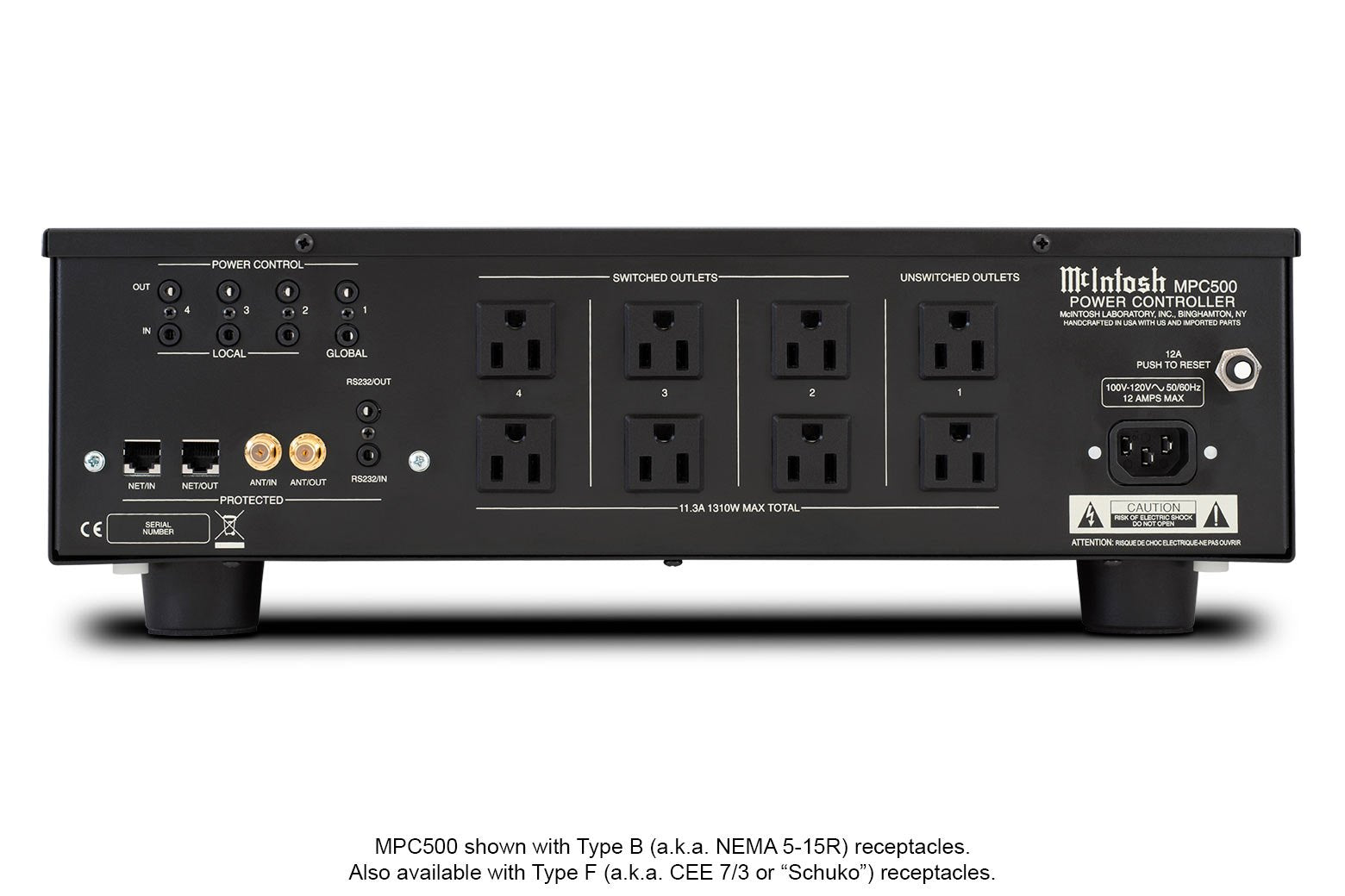 McIntosh MPC500 Power Controller - Premium Audio Power Management for Home Theater & Hi-Fi Systems - Perfect for Audiophiles & Home Entertainment Setups