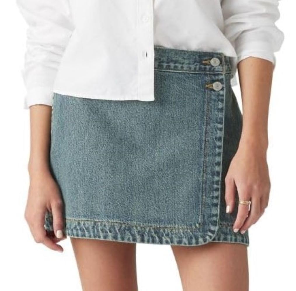 Levi's Women's Wrap Skirt - Floral Print Midi Skirt for Summer | Casual & Office Wear | Comfortable Stretch Fabric | Perfect for Work, Dates & Vacations