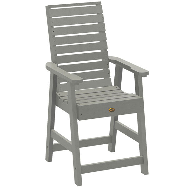 Premium Glennville Counter Height Dining Arm Chair - Modern Kitchen Bar Stool with Padded Seat & Backrest - Perfect for Breakfast Nook, Kitchen Island & Small Space Dining
