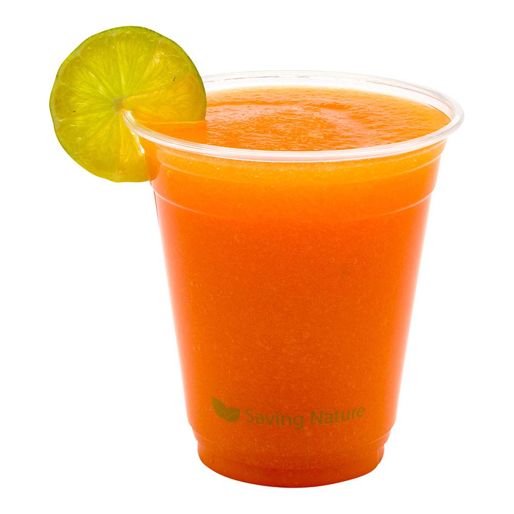 Eco-Friendly 12 oz Clear PLA Plastic Disposable Cold Cups - 1000 Pack | Zero Waste Restaurantware for Water, Soda & Juice | Perfect for Parties, Events & Sustainable Dining