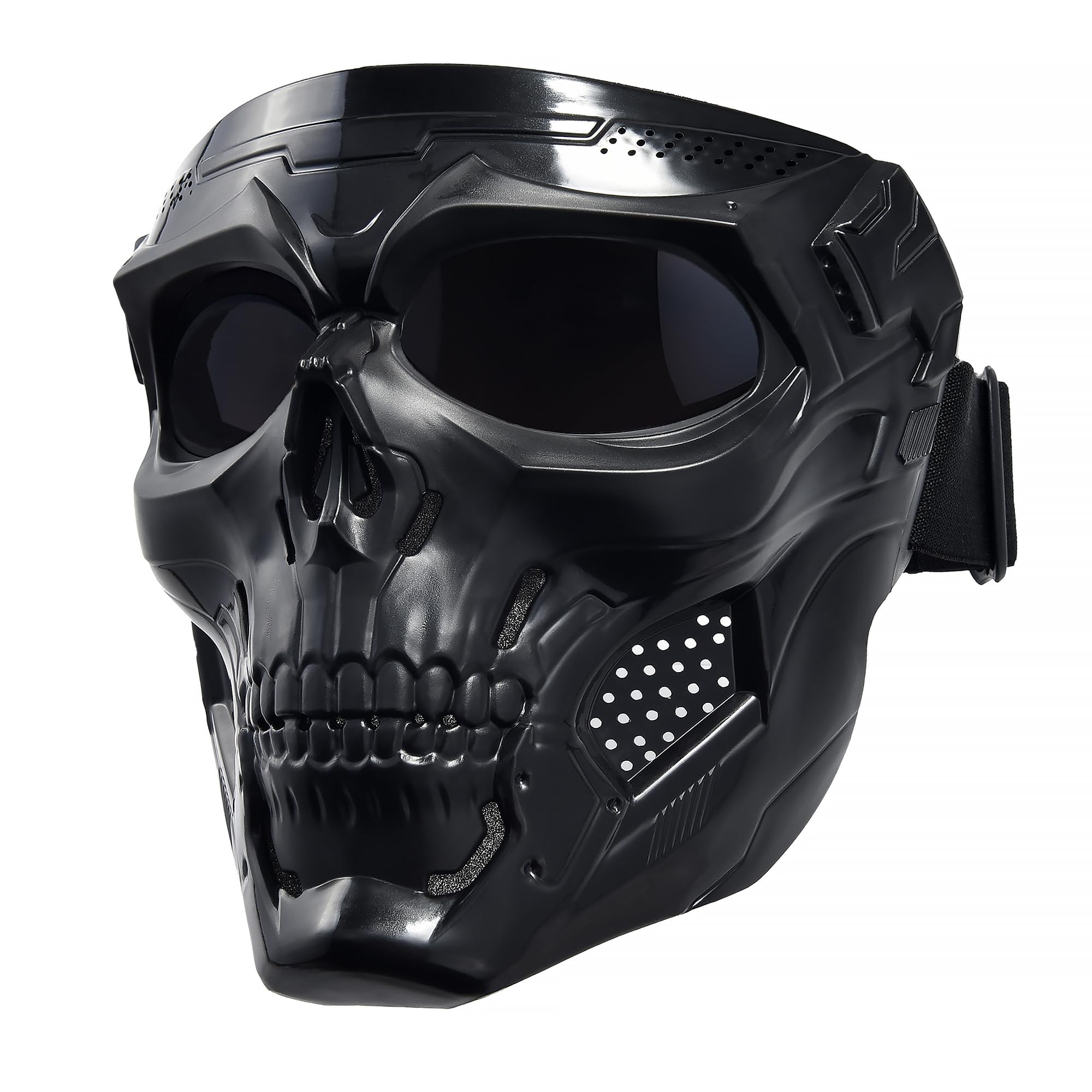 Motorcycle Full Face Mask & Dirt Bike Goggles - Motocross, ATV, Off-Road Riding Racing Goggles for Men & Women - Perfect for Adventure Sports & Outdoor Protection