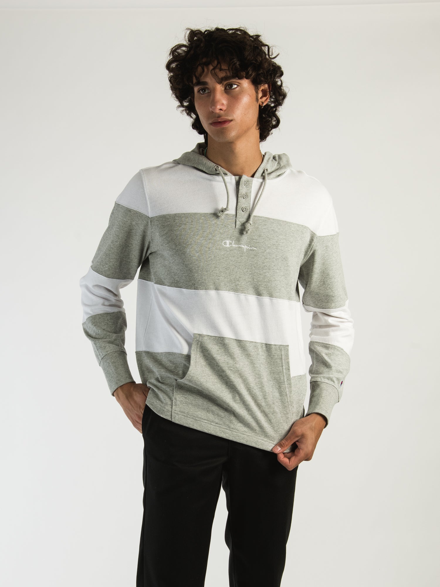 Champion Rugby Hoodie with Pocket - Men's & Women's Pullover Sweatshirt for Casual Wear & Outdoor Sports | Clearance Sale