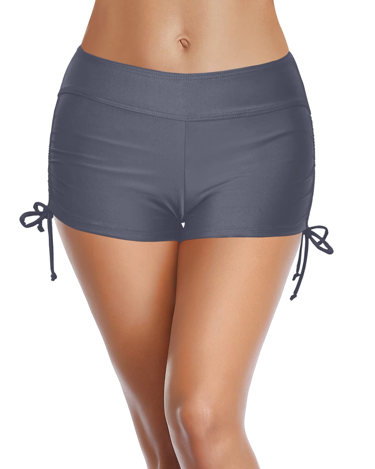 **Women's High-Waist Tummy Control Swim Shorts - Boyshort Bathing Suit Bottoms for Swimming, Beach & Pool - Tankini & Board Shorts for Active Women**