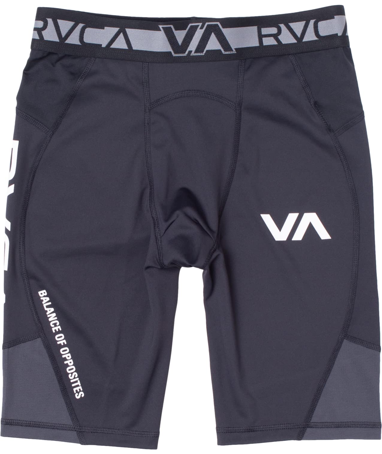 RVCA Men's Compression Shorts - Moisture-Wicking Workout & Running Shorts for Gym, Cycling & Active Lifestyle