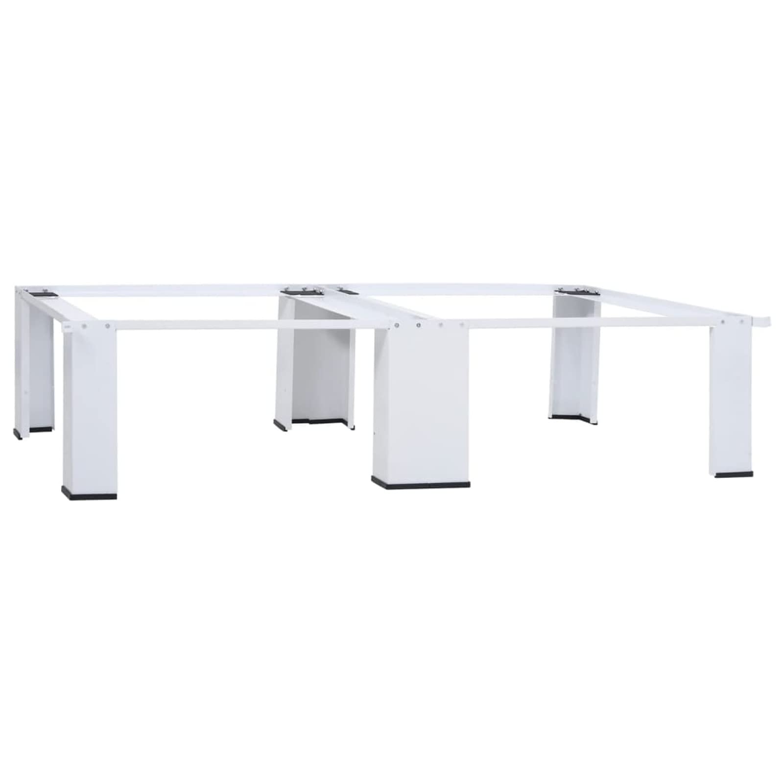 Bopdu 2-Pack Washing Machine Pedestal Stand with Storage Shelf - Stackable Base for Washer & Dryer, White - Perfect for Laundry Room Organization & Space Saving