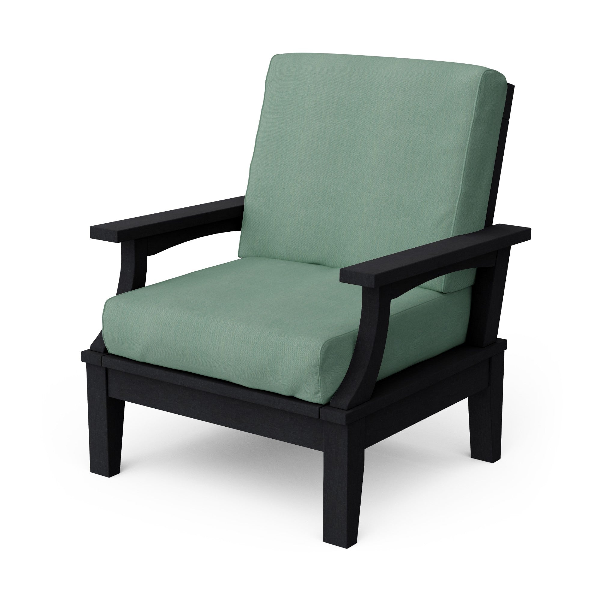 Heritage Deep Seating Patio Chair with Weather-Resistant Cushions - Outdoor Lounge Furniture for Garden, Poolside & Backyard Relaxation