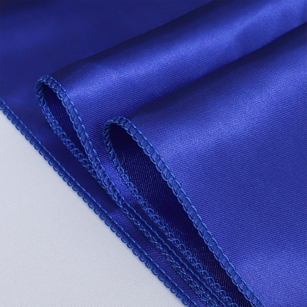 Royal Blue Satin Chair Sashes 50-Pack - Wedding & Party Decor