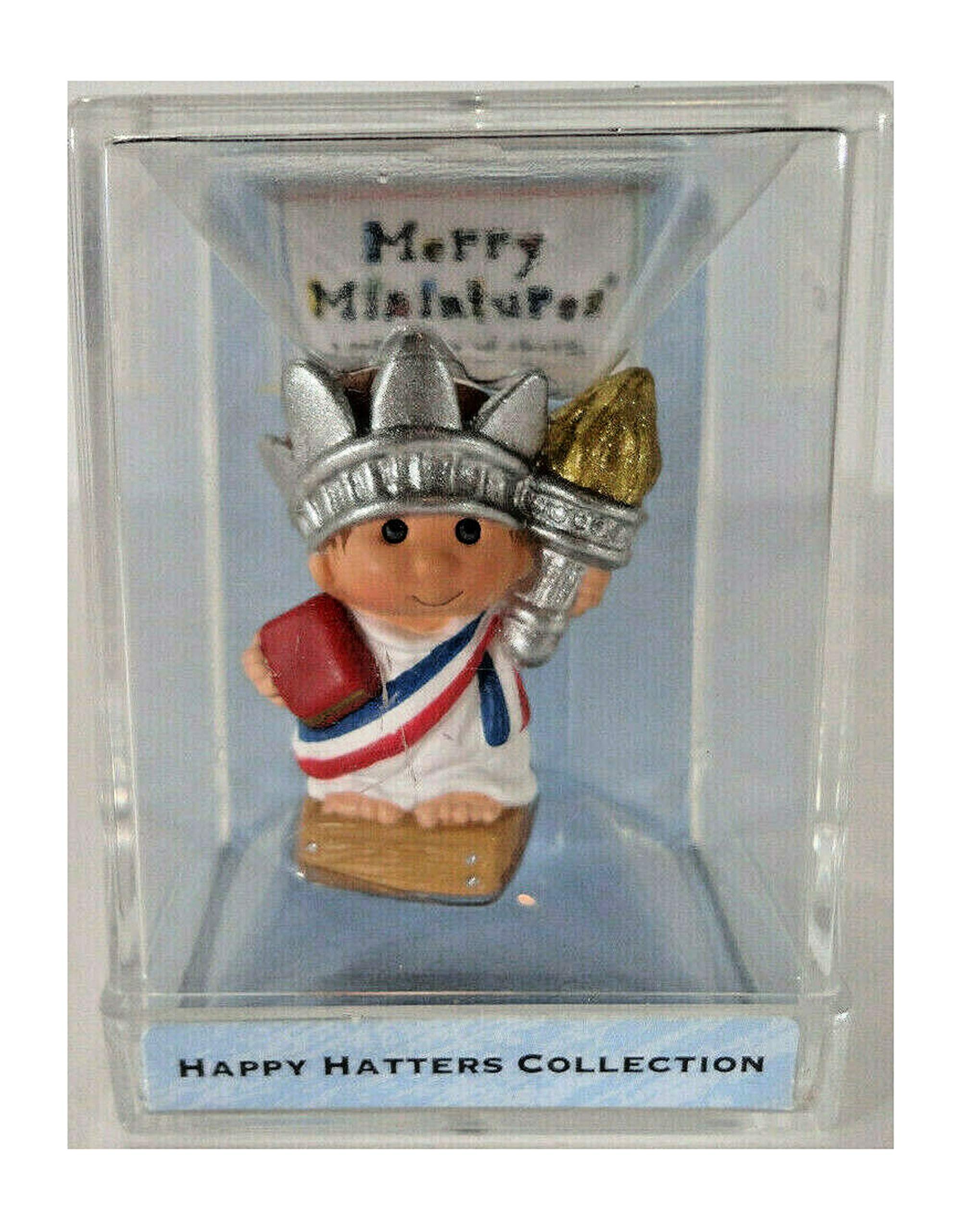 Hallmark Happy Hatters Libby Crown - Miniature Collectible for Christmas Decor & Gifts