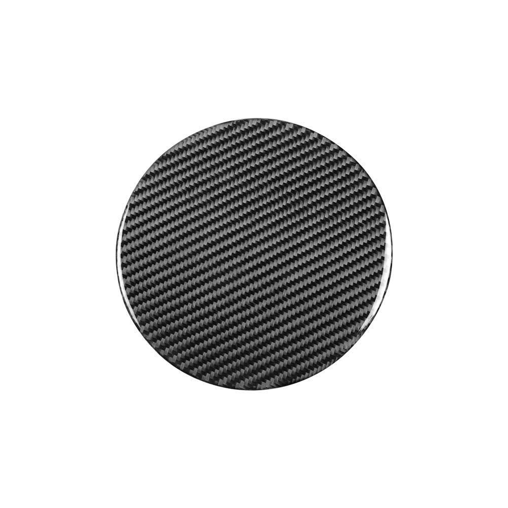Carbon Fiber Fuel Tank Cover Sticker for Nissan 350Z Z33 (2003-2009) - Durable Oil Tank Panel Trim Decoration Accessory | Perfect for Car Customization & Auto Shows