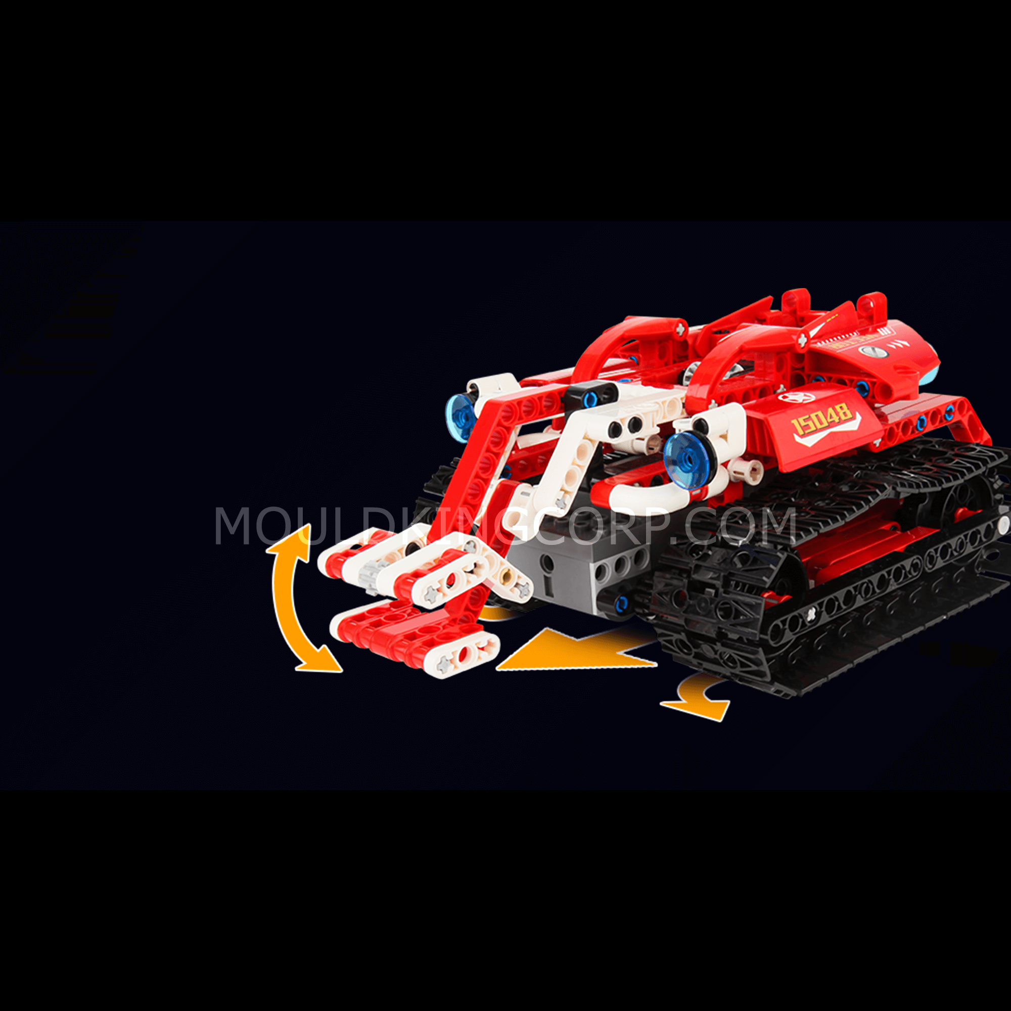 MOULD KING 15048 Power Brick Vector 3-in-1 Robot Building Set - 568 PCS STEM Educational Toy for Kids & Adults | Creative Construction Kit for School Projects, Birthday Gifts & Robotics Enthusiasts