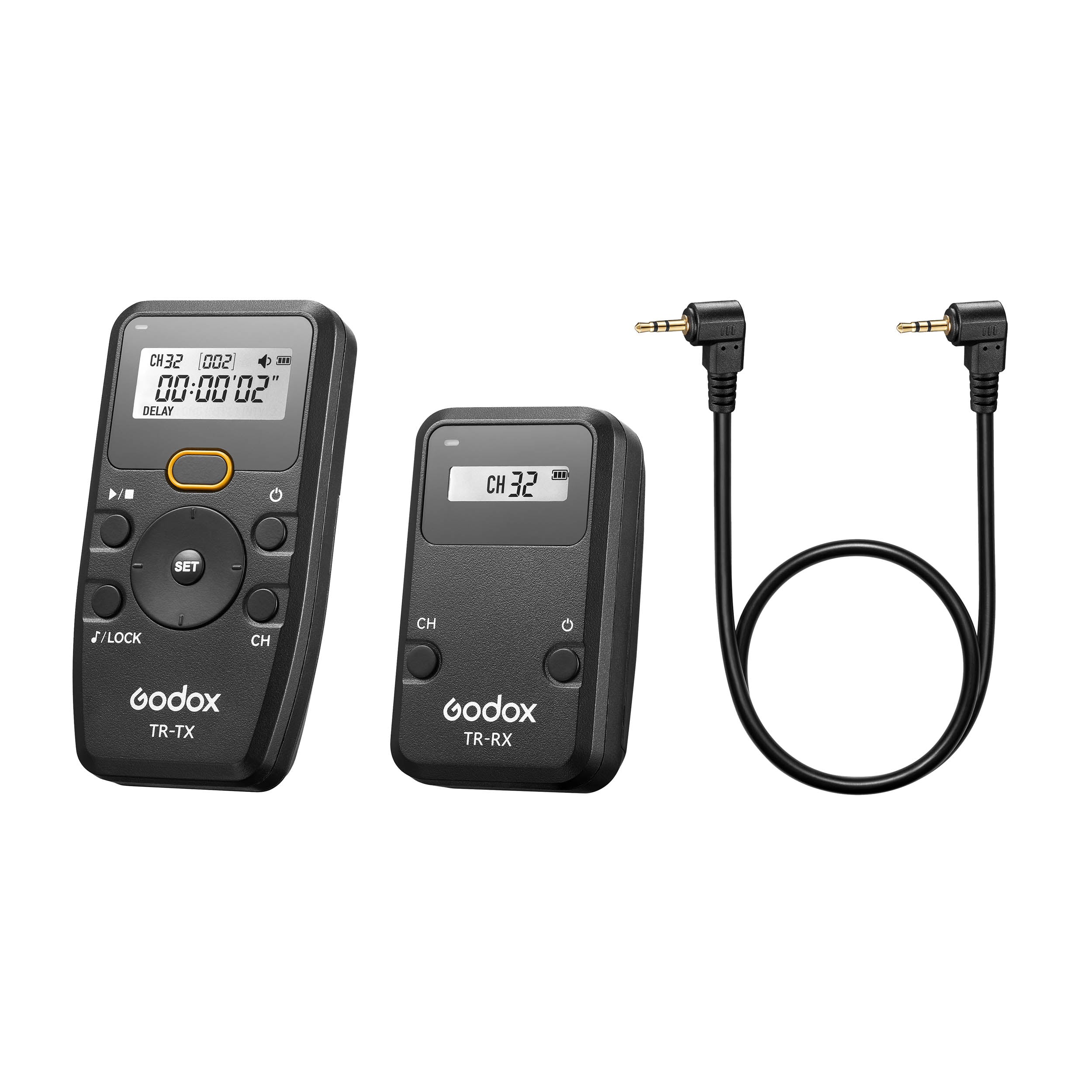 TR Series Wireless Timer Remote Shutter Release with Built-in Intervalometer for DSLR Cameras - Perfect for Time-Lapse Photography, Long Exposure & Group Shots