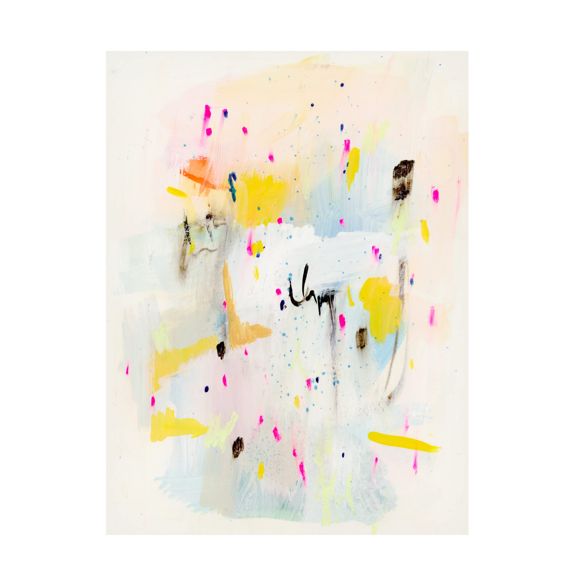 Victoria Barnes 'Sprinkle IV' Canvas Wall Art Print - Modern Abstract Painting for Living Room, Bedroom & Office Decor | Trademark Fine Art Collection