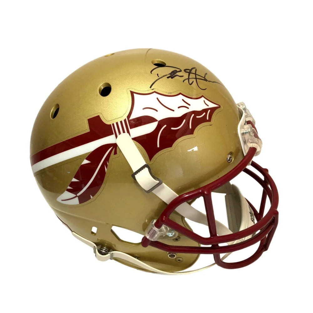 Authentic Deion Sanders Signed Florida State Seminoles Full-Size Helmet with JSA COA - Perfect for FSU Fans, Collectors & Sports Memorabilia Displays