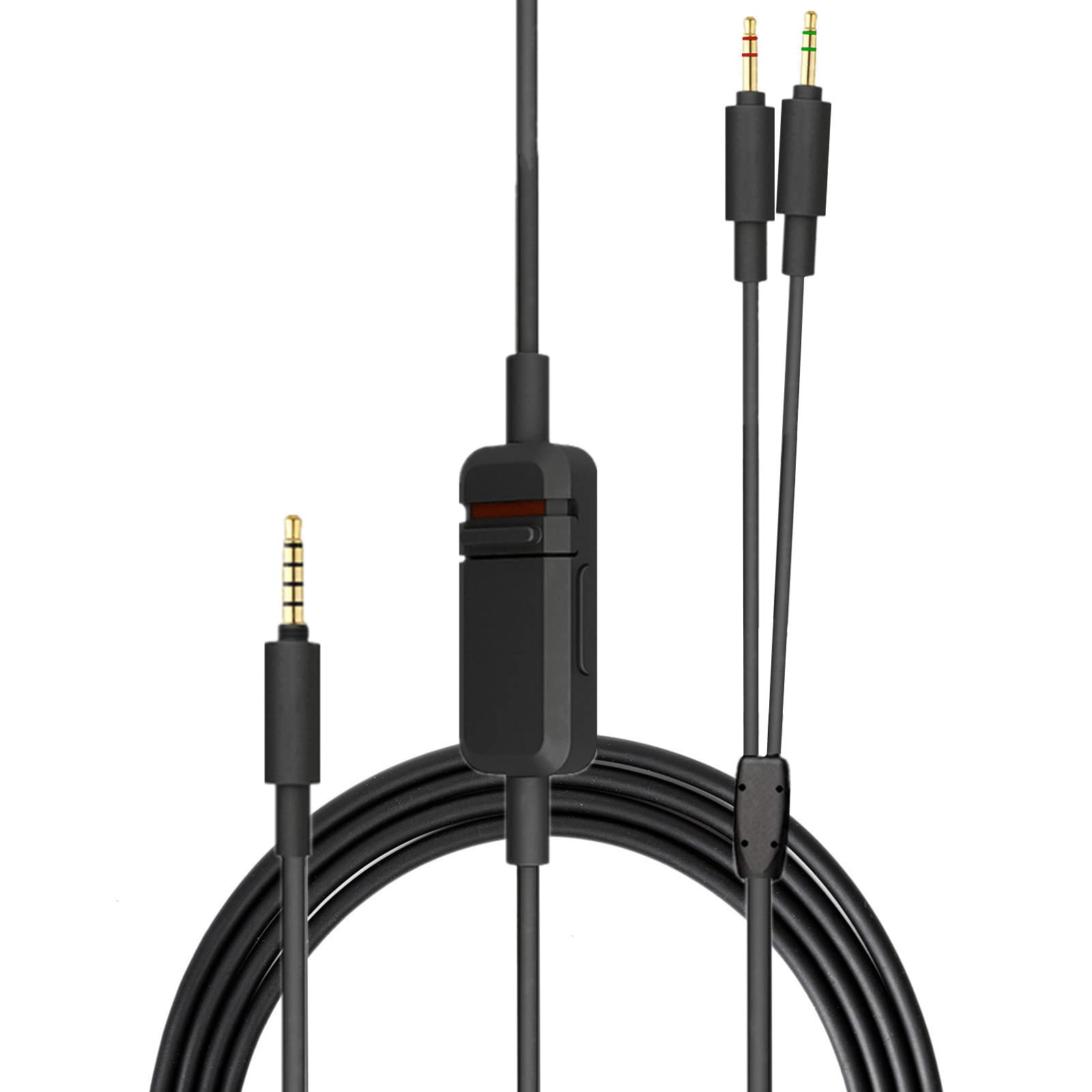 Premium OFC Headphone Extension Cable with Volume Control - Compatible with Beyerdynamic MMX300 Headphones | High-Quality Audio for Gaming, Studio Recording & Home Entertainment