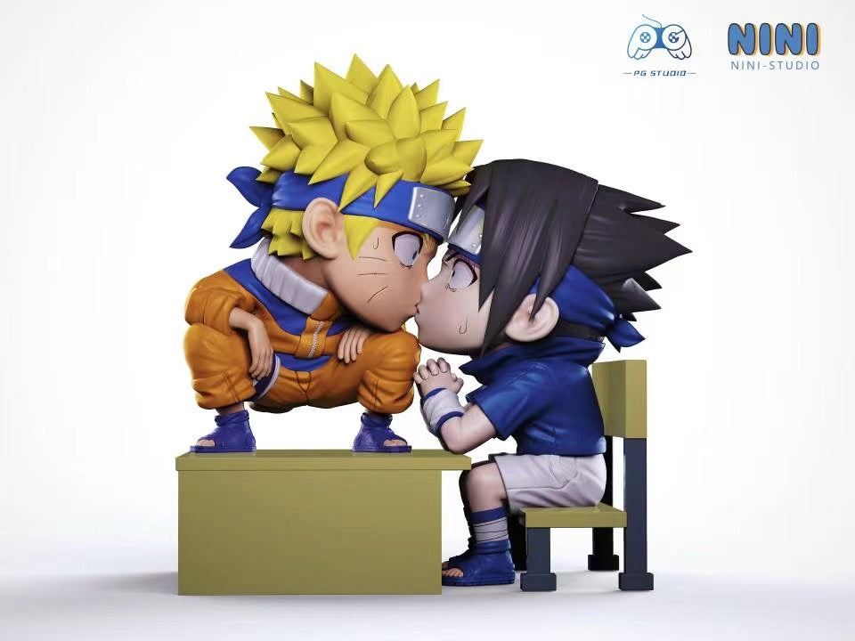 Naruto & Sasuke Kissing Anime Figure - PG Studio Collectible Statue for Fans | Perfect for Home Decor, Office Display, and Anime Gift