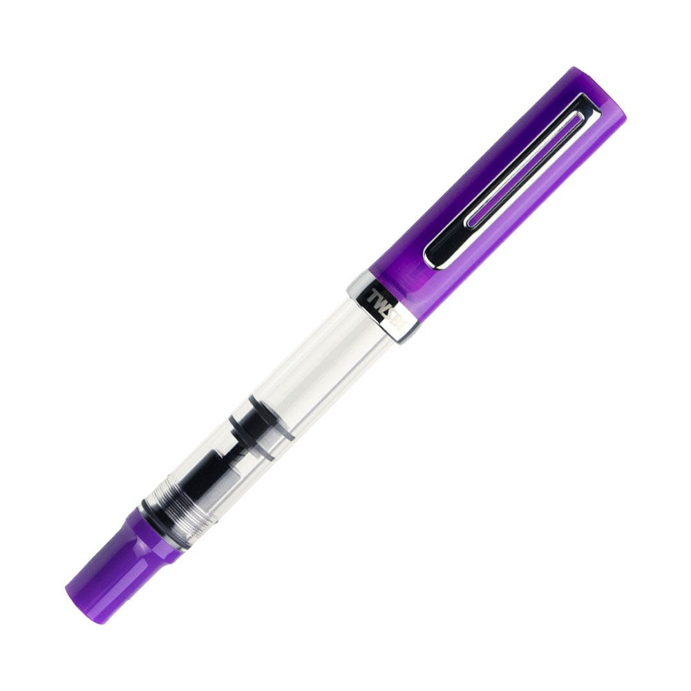 TWSBI ECO T Fountain Pen - Eggplant Purple Ink - Perfect for Writing, Journaling & Calligraphy - Smooth Nib for Everyday Use