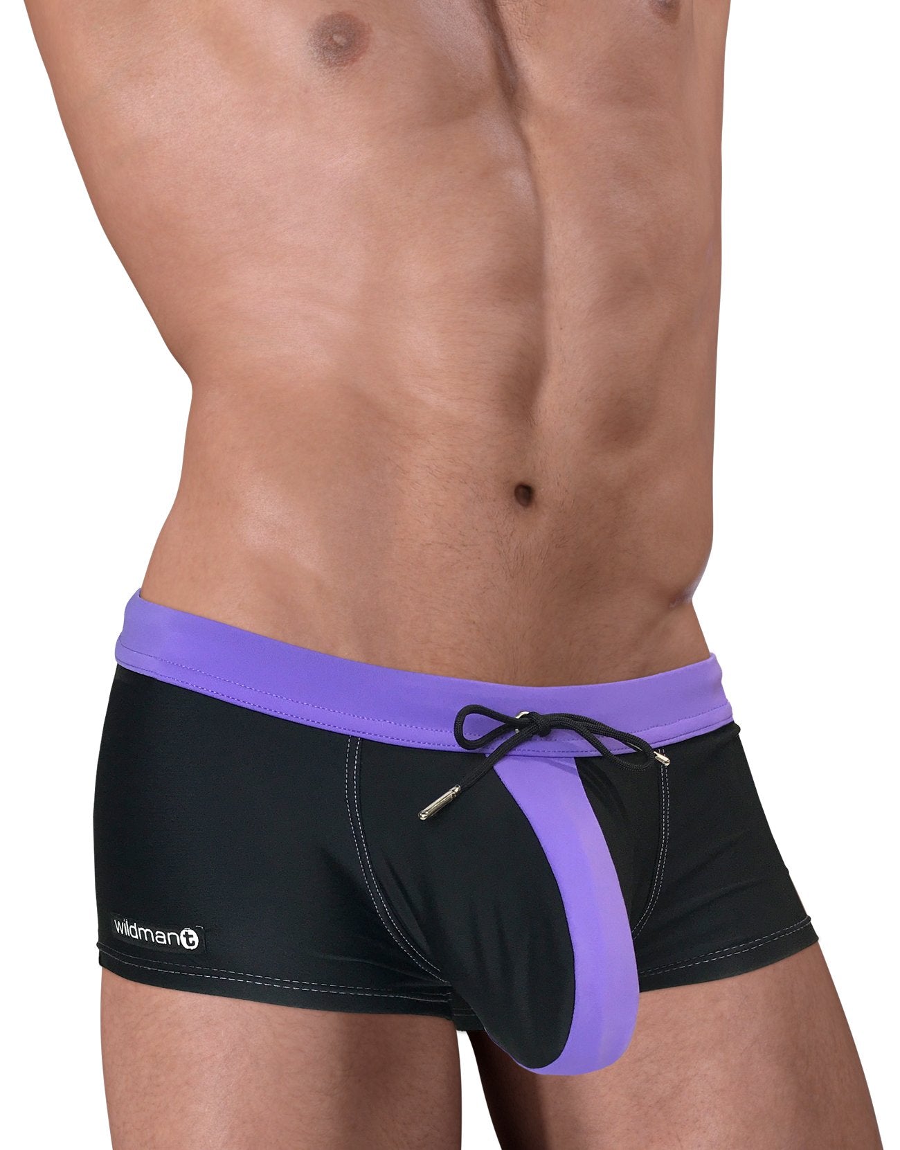 Wildmant Moby Big Boy Pouch Swim Square Cut - Comfortable Men's Swim Trunks for Beach, Pool & Water Sports | Quick-Dry Fabric with Mesh Lining