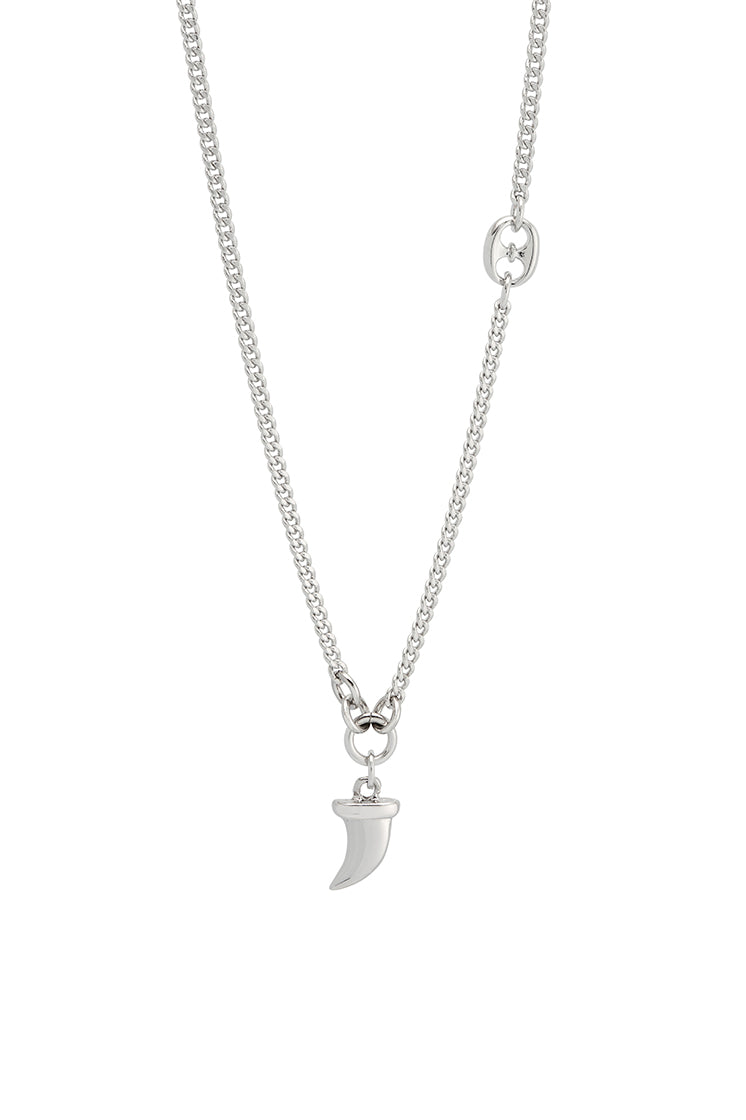 Men's Tooth Pendant Necklace - Stainless Steel Viking Jewelry for Men - Perfect for Gifts, Costume Parties & Viking Themed Events