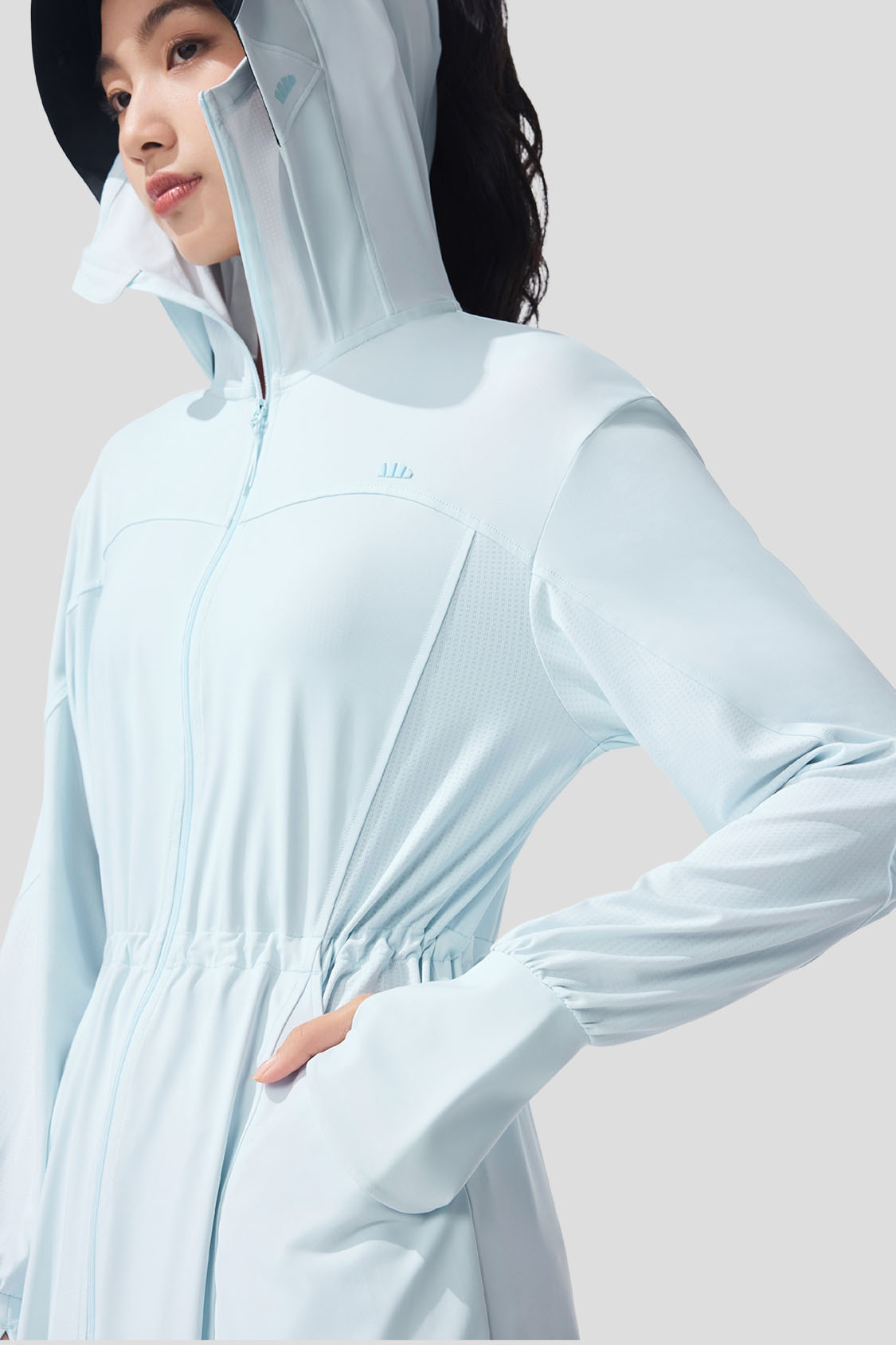 Ease Women's Full Protection Loose Long Sun Jacket UPF 50+ UV Protective Cover-Up for Beach, Pool & Outdoor Activities - AL824