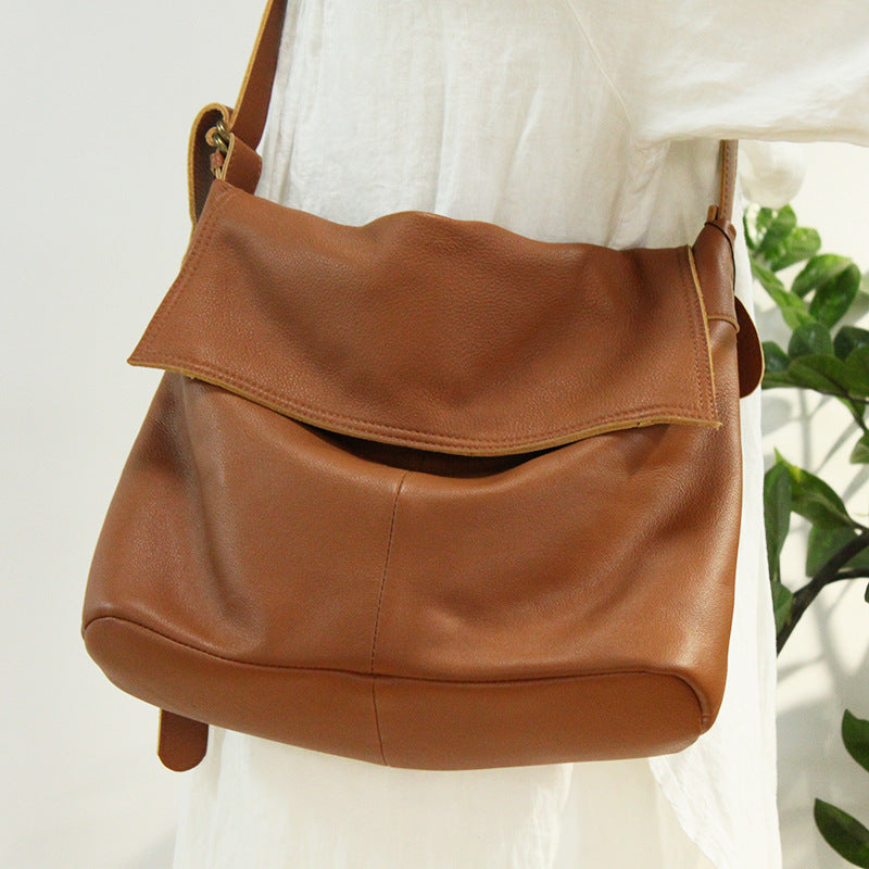 Soft Flap Shoulder Crossbody Bag for Women - Stylish & Lightweight Purse for Everyday Use, Work, and Travel
