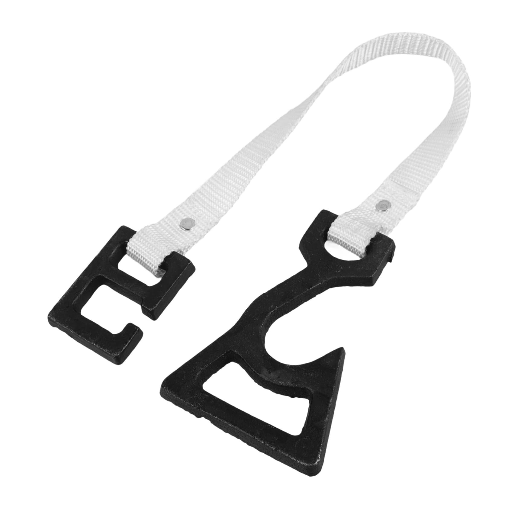 Anneome Strong Canvas Fire Hose Holder - Compact Cord Hanger for Limited Spaces, Perfect for Garage, Workshop, and RV Organization