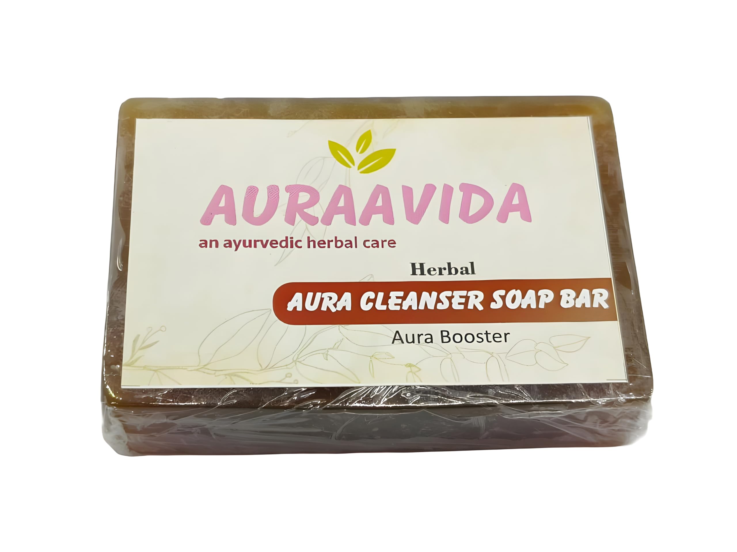 Auraavida Herbal Aura Cleanser & Aura Booster Soap Bar - Natural Energy Cleansing for Mind, Body & Spirit - Perfect for Meditation, Yoga & Spiritual Practices