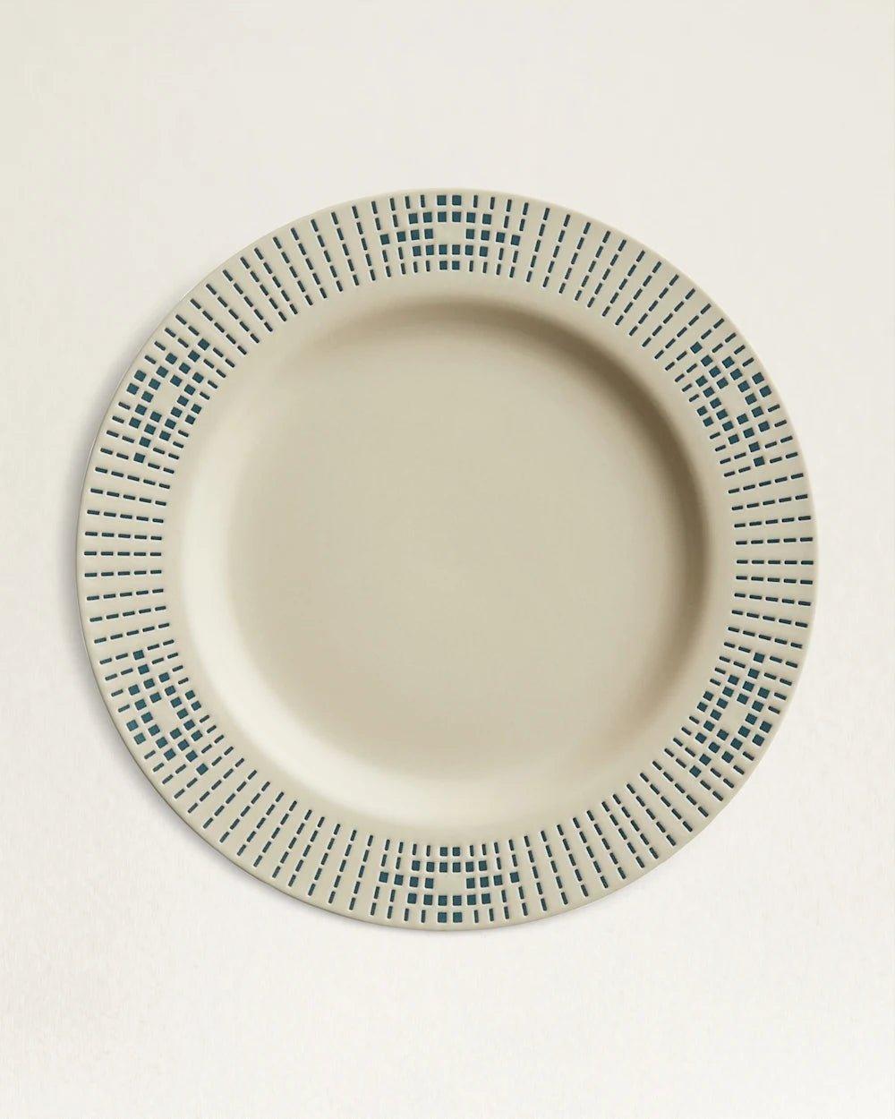 Handmade Beaded Sandshell Salad Plates - Elegant Decorative Dinnerware for Parties, Weddings & Home Decor