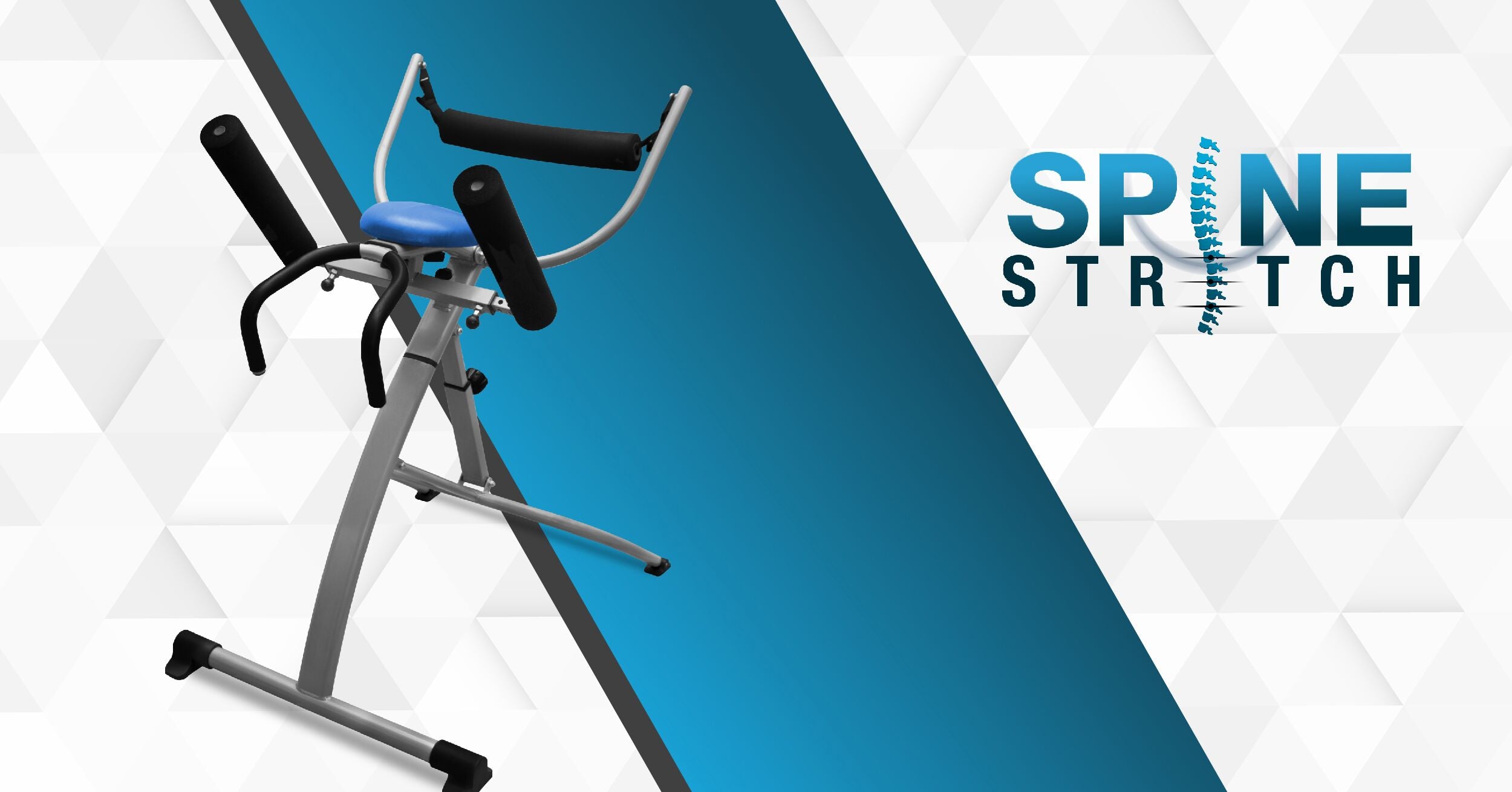 Spine Stretcher for Back Pain Relief - Posture Corrector & Spinal Decompression Device - Perfect for Office, Yoga & Home Use